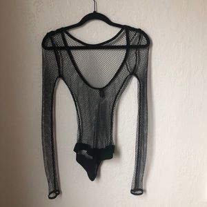 VS fishnet bodysuit (used)